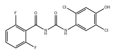 Benzamide, N-[[(2,5-dichloro-4-hydroxyphenyl)amino]carbonyl]-2,6-difluoro- Struktur