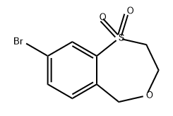 8-溴-2,3-二氫-5H-苯并[E][1,4]氧雜噻吩1,1-二氧化物, 2771132-14-8, 結(jié)構(gòu)式