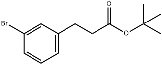 3-(3-Bromo-phenyl)-propionic acid tert-butyl ester Struktur