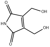 1H-Pyrrole-2,5-dione, 3,4-bis(hydroxymethyl)- Struktur