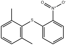 Benzene, 1,3-dimethyl-2-[(2-nitrophenyl)thio]- Struktur