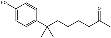 2-Octanone, 7-(4-hydroxyphenyl)-7-methyl- Structure