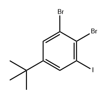 Benzene, 1,2-dibromo-5-(1,1-dimethylethyl)-3-iodo- Struktur