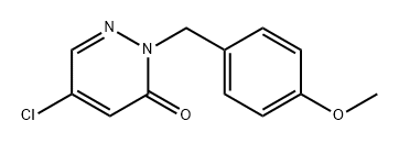 3(2H)-Pyridazinone, 5-chloro-2-[(4-methoxyphenyl)methyl]- Struktur