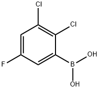 Boronic acid, B-(2,3-dichloro-5-fluorophenyl)- Struktur