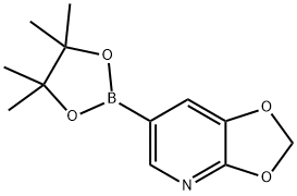 1,3-Dioxolo[4,5-b]pyridine, 6-(4,4,5,5-tetramethyl-1,3,2-dioxaborolan-2-yl)- Struktur