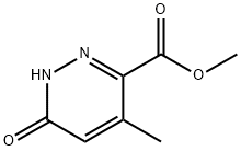 Methyl 1,6-dihydro-4-methyl-6-oxo-3-pyridazinecarboxylate Struktur