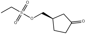 [(1R)-3-Oxocyclopentyl]methyl ethanesulfonate Struktur