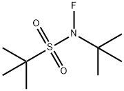 2-Propanesulfonamide, N-(1,1-dimethylethyl)-N-fluoro-2-methyl- Struktur