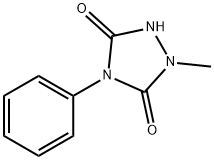 1,2,4-Triazolidine-3,5-dione, 1-methyl-4-phenyl- Struktur