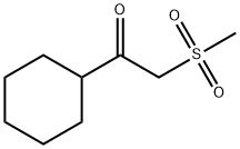 1-Cyclohexyl-2-methanesulfonyl-ethanone Struktur