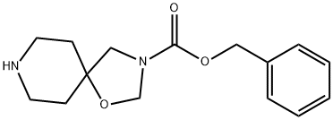 1-Oxa-3,8-diazaspiro[4.5]decane-3-carboxylic acid, phenylmethyl ester Structure