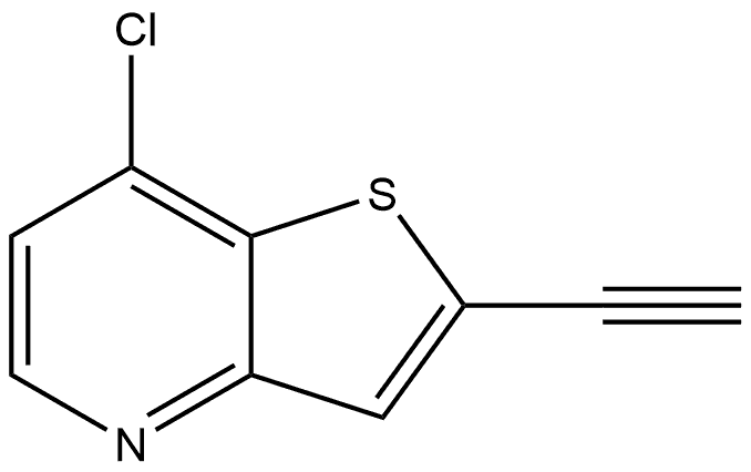 7-Chloro-2-ethynylthieno[3,2-b]pyridine Struktur