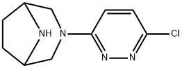 3,8-Diazabicyclo[3.2.1]octane, 3-(6-chloro-3-pyridazinyl)-, 286946-32-5, 結(jié)構(gòu)式