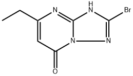 [1,2,4]Triazolo[1,5-a]pyrimidin-7(1H)-one, 2-bromo-5-ethyl- Struktur