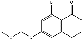 8-Bromo-3,4-dihydro-6-(methoxymethoxy)-1(2H)-naphthalenone Struktur