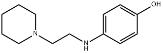 PHENOL , 4-[[2-(1-PIPERIDINYL)ETHYL]AMINO]-(9CI) Struktur