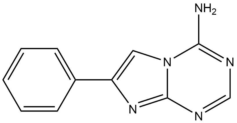 7-Phenylimidazo[1,2-a]-1,3,5-triazin-4-amine Struktur