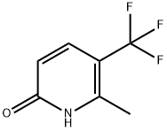 2(1H)-Pyridinone, 6-methyl-5-(trifluoromethyl)- Struktur