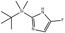 1H-Imidazole, 2-[(1,1-dimethylethyl)dimethylsilyl]-5-fluoro- Struktur