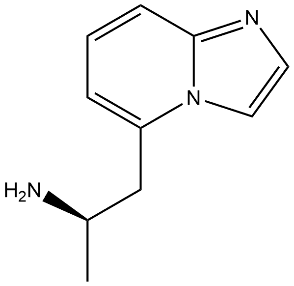 1-(imidazo[1,2-a]pyridin-5-yl)propan-2-amine Struktur