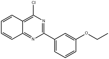 Quinazoline, 4-chloro-2-(3-ethoxyphenyl)- Struktur