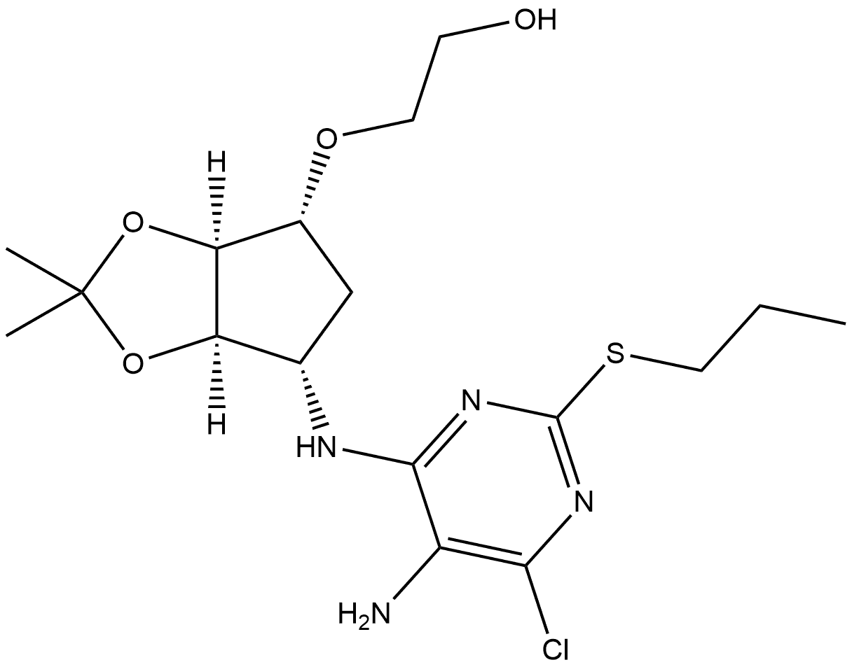 Ticagrelor Impurity 34 Struktur