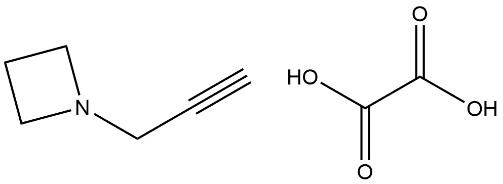 Azetidine, 1-(2-propyn-1-yl)-, ethanedioate (1:1) Struktur