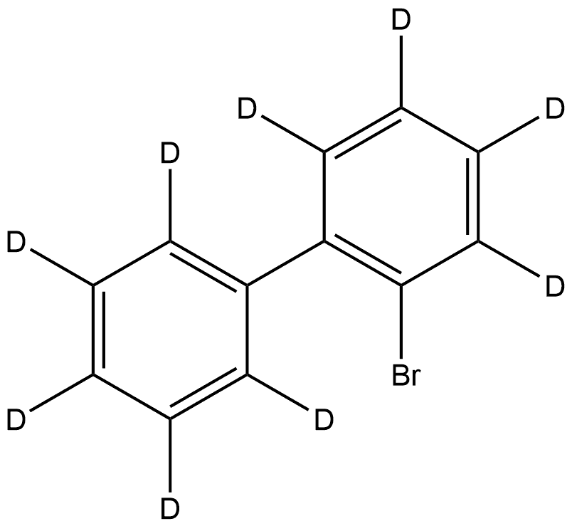 1,1′-Biphenyl-2,2′,3,3′,4,4′,5,5′,6-d9, 6′-bromo- Struktur