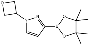 1H-Pyrazole, 1-(3-oxetanyl)-3-(4,4,5,5-tetramethyl-1,3,2-dioxaborolan-2-yl)- Struktur