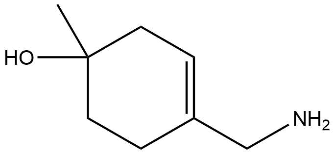 4-(aminomethyl)-1-methyl-cyclohex-3-en-1-ol Struktur