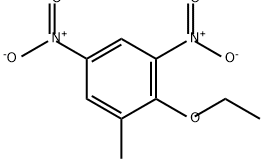 Benzene, 2-ethoxy-1-methyl-3,5-dinitro- Struktur