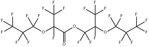 Propanoic acid, 2,3,3,3-tetrafluoro-2-(1,1,2,2,3,3,3-heptafluoropropoxy)-, 1,1,2,3,3,3-hexafluoro-2-(1,1,2,2,3,3,3-heptafluoropropoxy)propyl ester