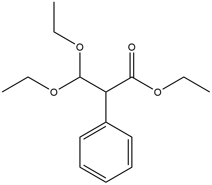 Benzeneacetic acid, α-(diethoxymethyl)-, ethyl ester