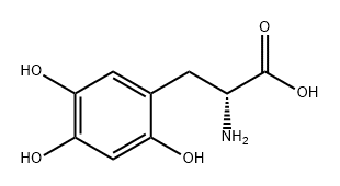 D-Tyrosine, 2,5-dihydroxy- Struktur