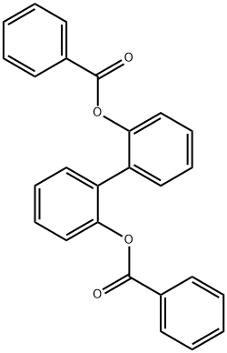 [1,1'-Biphenyl]-2,2'-diol, 2,2'-dibenzoate Struktur