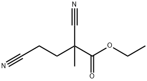 Butanoic acid, 2,4-dicyano-2-methyl-, ethyl ester