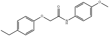 2-(4-Ethylphenoxy)-N-(4-methoxyphenyl)acetamide Struktur