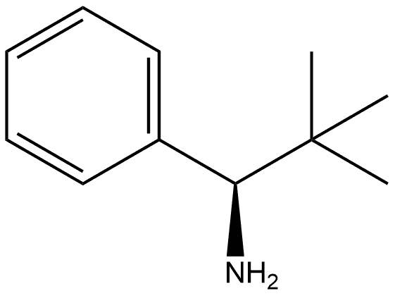 Benzenemethanamine, α-(1,1-dimethylethyl)-, (αR)- Struktur