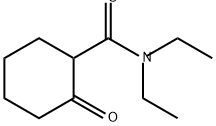 Cyclohexanecarboxamide, N,N-diethyl-2-oxo- Struktur