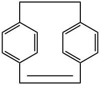 Tricyclo[8.2.2.24,7]hexadeca-2,4,6,10,12,13,15-heptaene Struktur