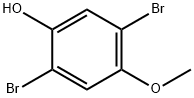 Phenol, 2,5-dibromo-4-methoxy- Struktur