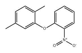 Benzene, 1,4-dimethyl-2-(2-nitrophenoxy)- Struktur