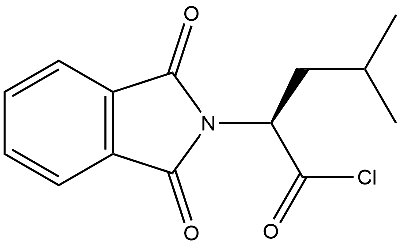 2H-Isoindole-2-acetyl chloride, 1,3-dihydro-α-(2-methylpropyl)-1,3-dioxo-, (αS)-