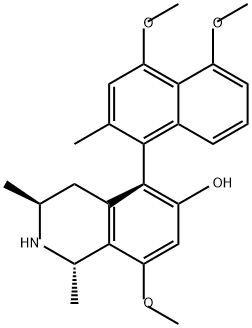 ancistrocladine Struktur