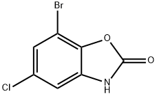 2(3H)-Benzoxazolone, 7-bromo-5-chloro- Struktur