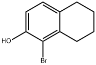 2-Naphthalenol, 1-bromo-5,6,7,8-tetrahydro- Struktur