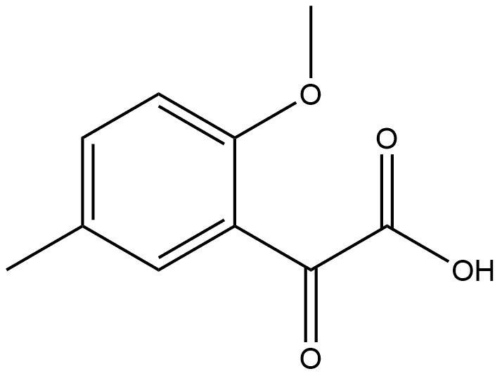 Benzeneacetic acid, 2-methoxy-5-methyl-α-oxo-