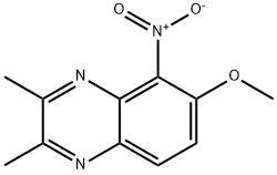 Quinoxaline, 6-methoxy-2,3-dimethyl-5-nitro-