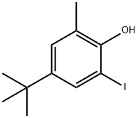 4-tert-Butyl-2-iodo-6-methyl-phenol Struktur